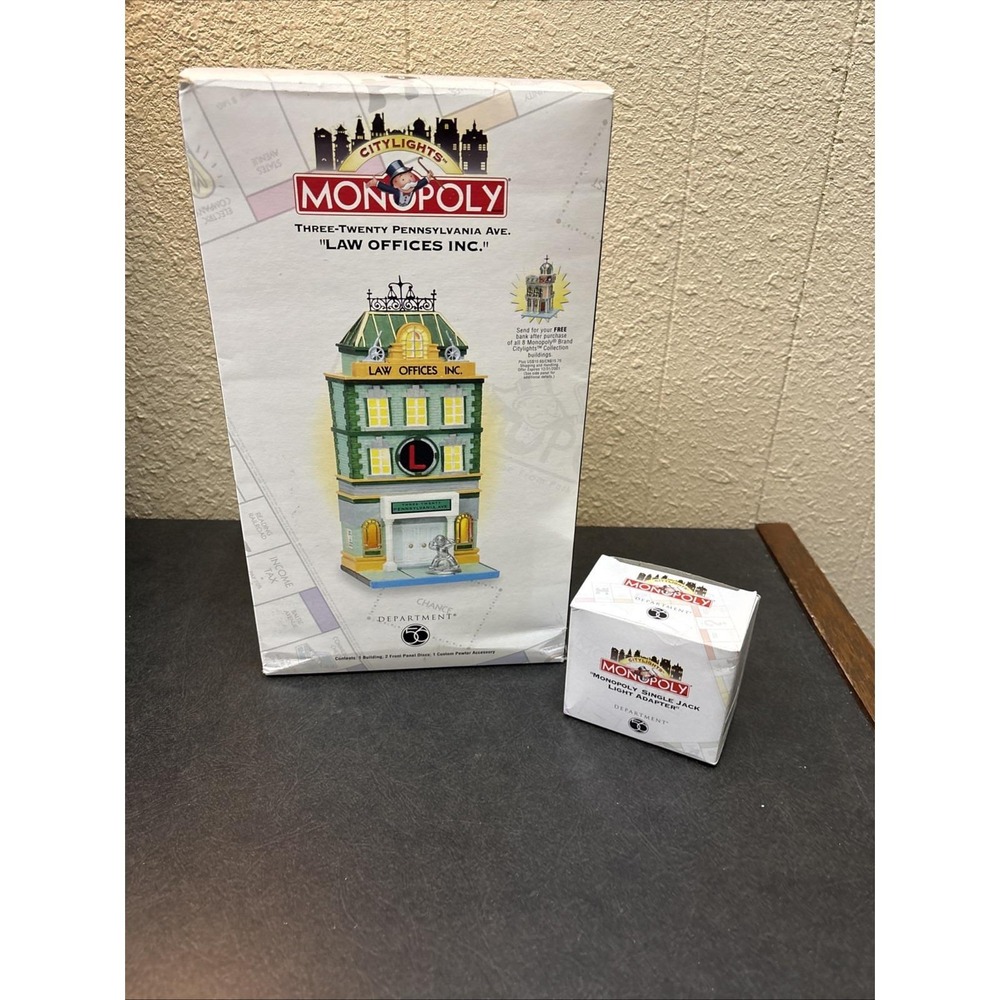 Dept 56 Monopoly Law Office Inc Three-Twenty Pennsylvania Ave 56.13606~1999 - Picture 1 of 3